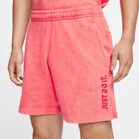 nike just do it washed short